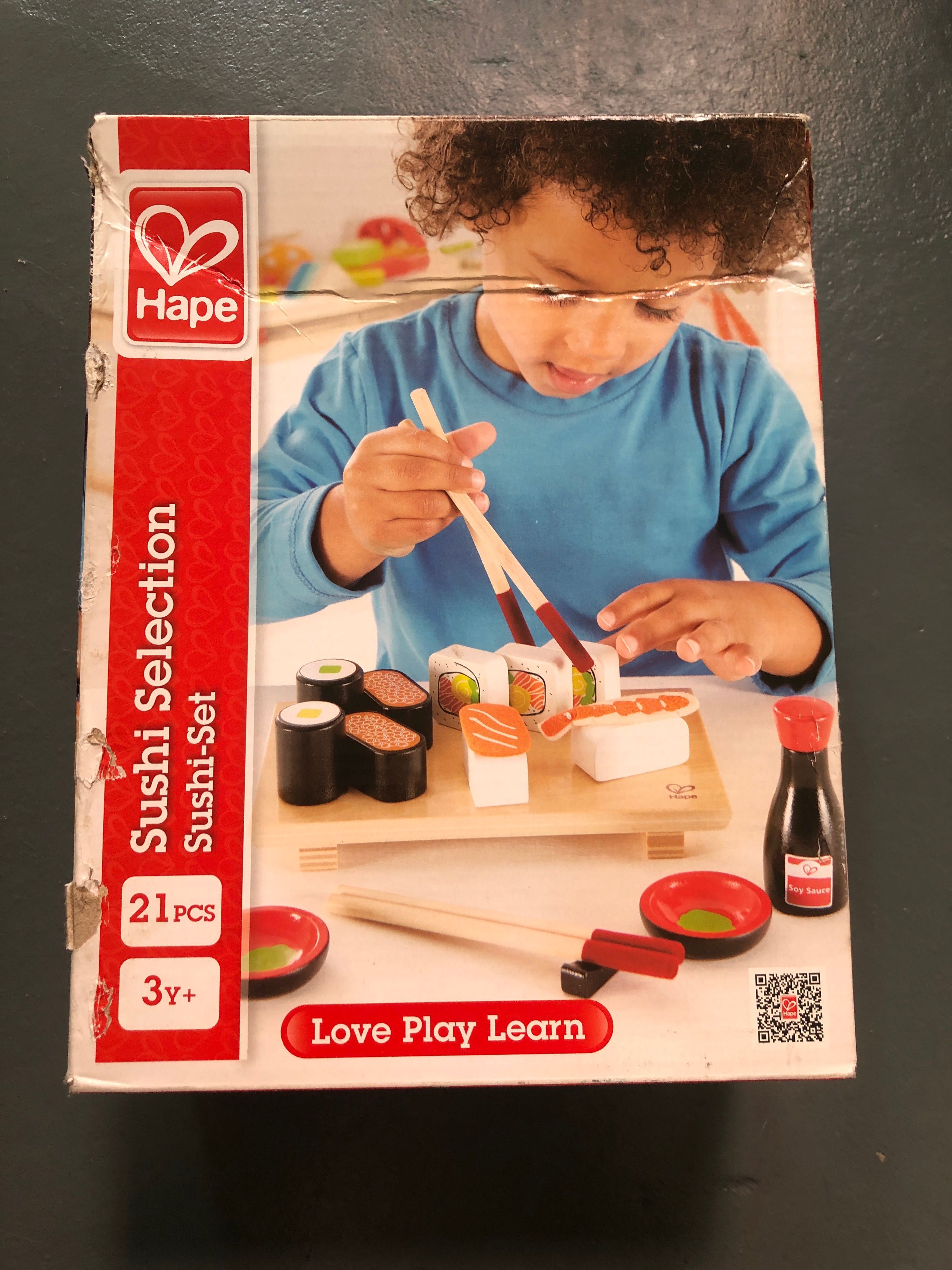 Sushi set HAPE (brinquedo madeira)