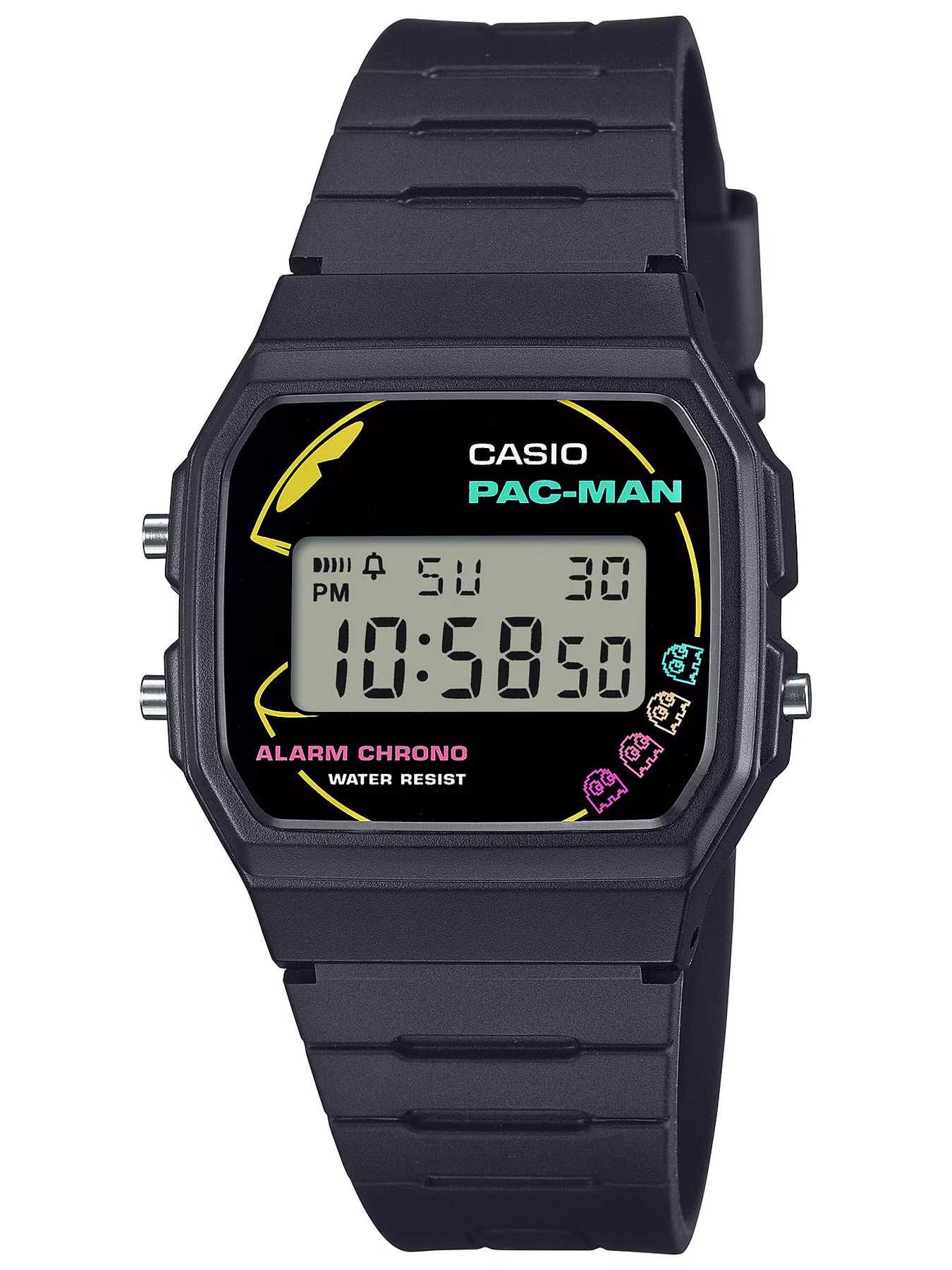 Zegarek męski CASIO F-91WPC-1ADR (zd086b) - PAC-MAN