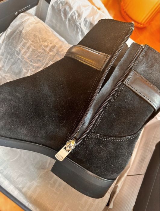Botki zamszowe Tomy Hilfiger