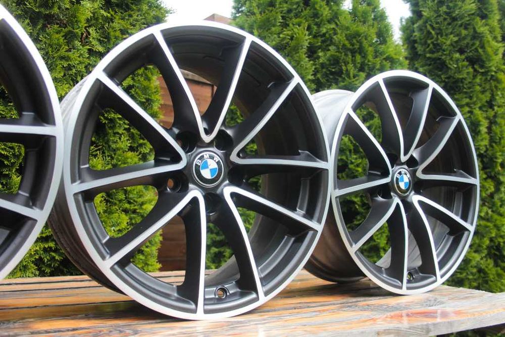 5x112 17 cali BMW X1 X2 1 CIEMNY GRAFIT CNC półmat