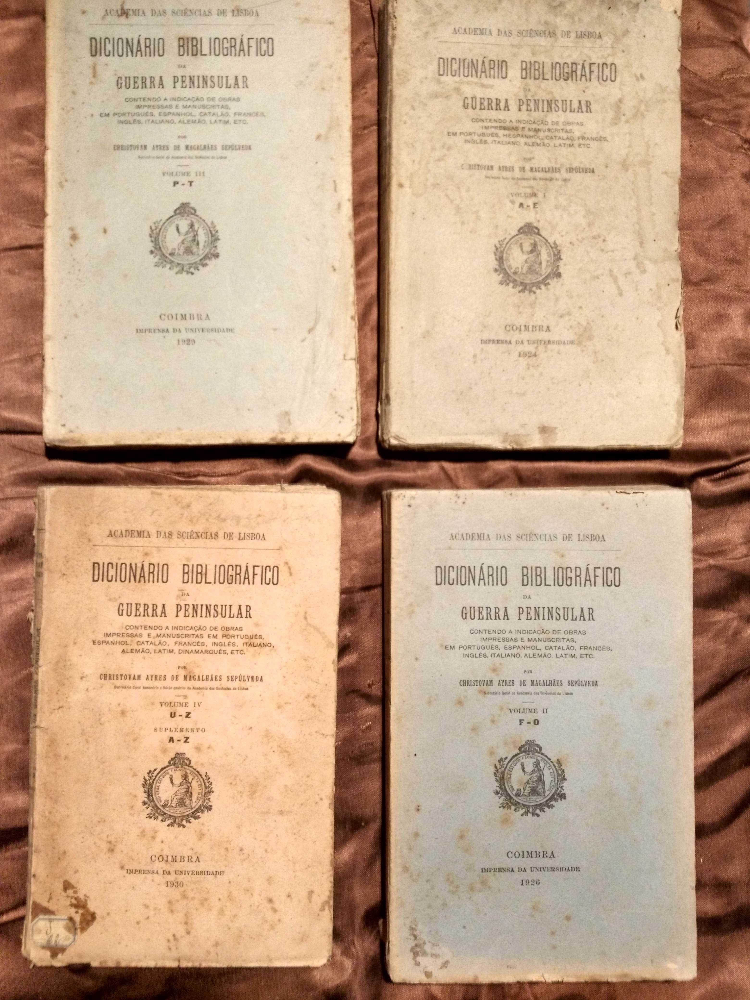 Diccionário Bibliográfico da Guerra Peninsular - Cristobal Sepulveda