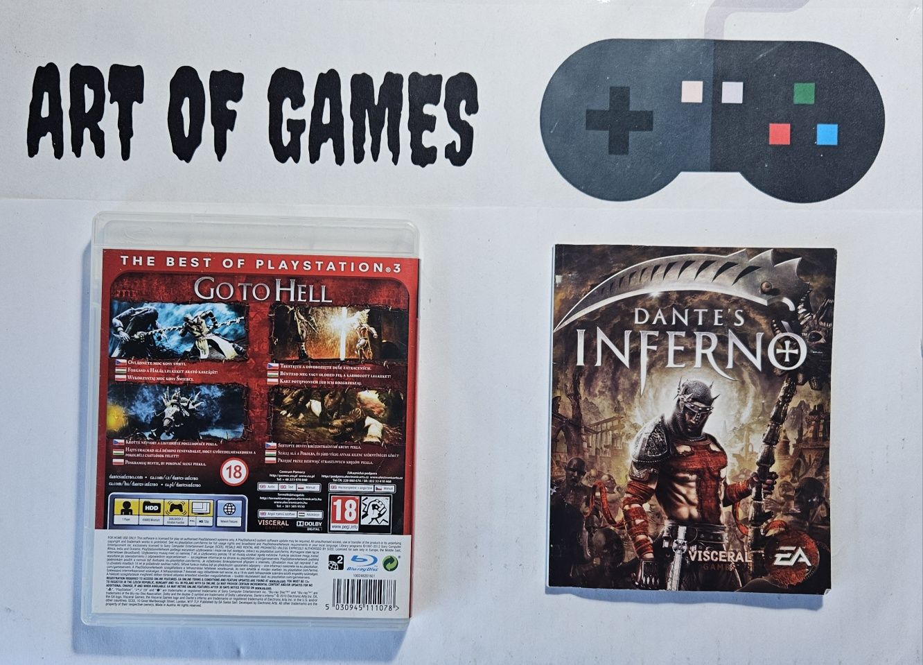 Dantes Inferno Ps3 Playstation 3 Promo Dante Dante's
