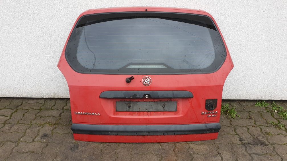 Opel Zafira A klapa tył tylna pokrywa bagażnika kompletna szyba zamek