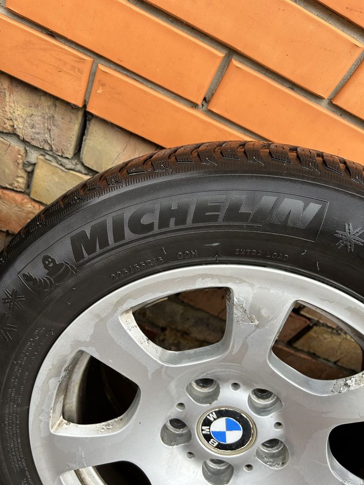 225/55/r16 зимняя резина Michelin на дисках, диски в сборе
