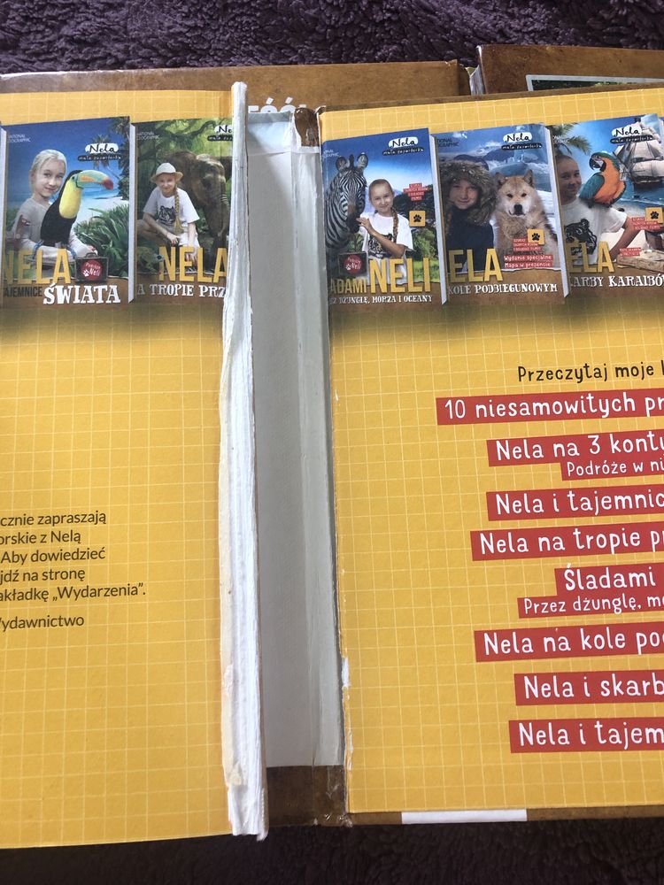 4 różne książki o Neli