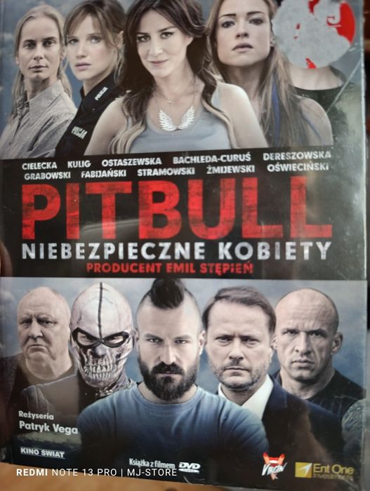 Książka z filmem dvd Pitbull Niebezpieczne kobiety