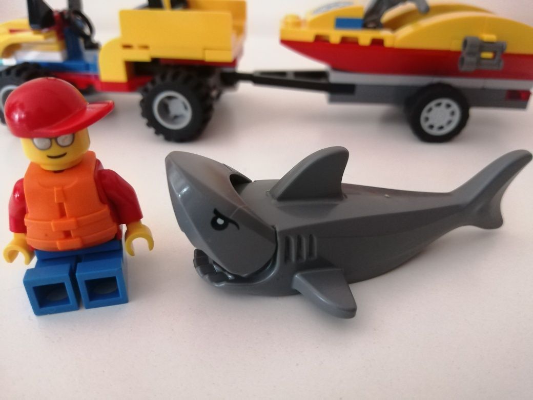 Lego city 60286, rekin, plażowy quad