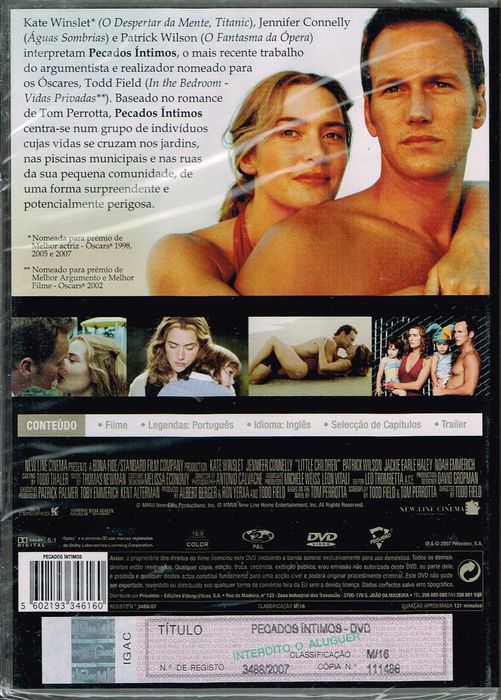 Filme em DVD: Pecados Íntimos "Little Children" - NOVO! SELADO!