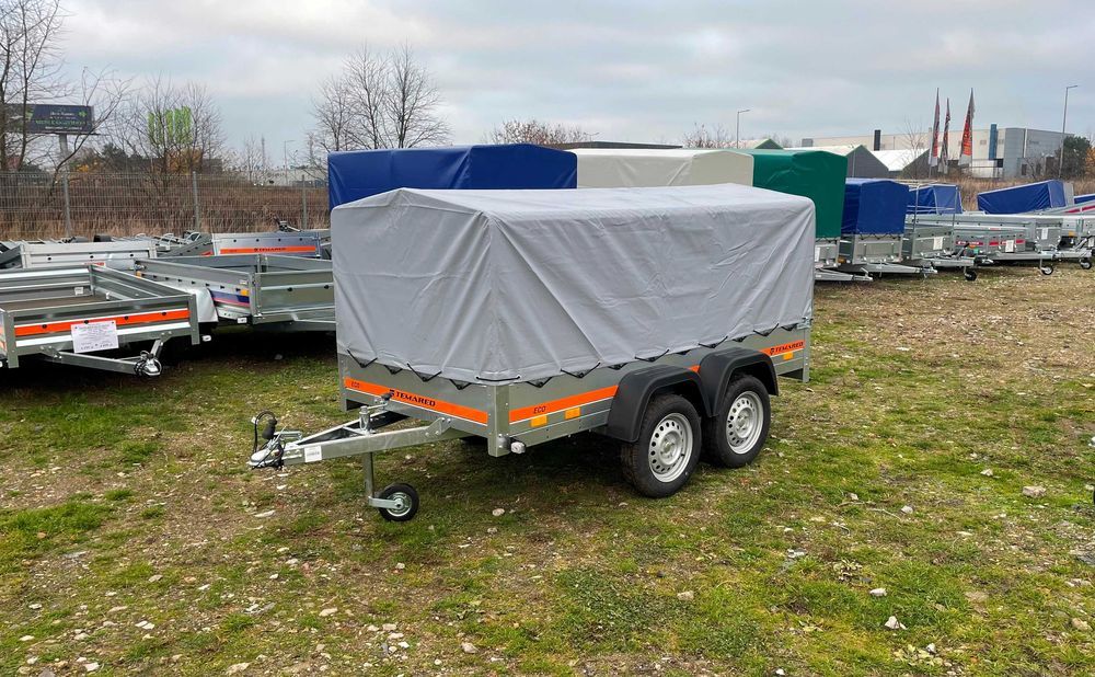 Przyczepka TEMARED z  plandeką tandem 750dmc raty dostawa cała Polska