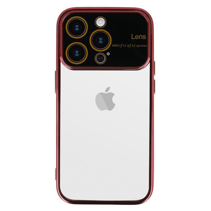 Electro Lens Case Do Xiaomi Redmi Note 10 Pro/Note 10 Pro Max Wiśniowy
