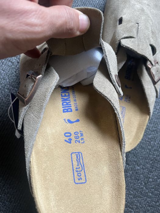 Birkenstock tamanho 37 - 41 core cinza