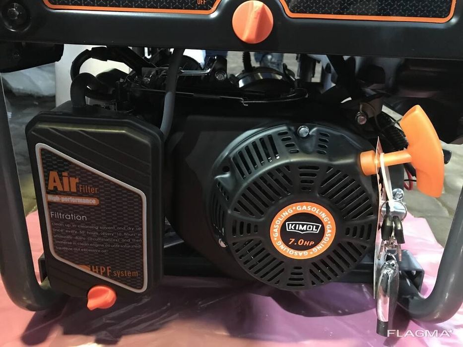 Генератор Kimol 3.5kw газ бензин преміум класу з пультом дист.упр.мідн