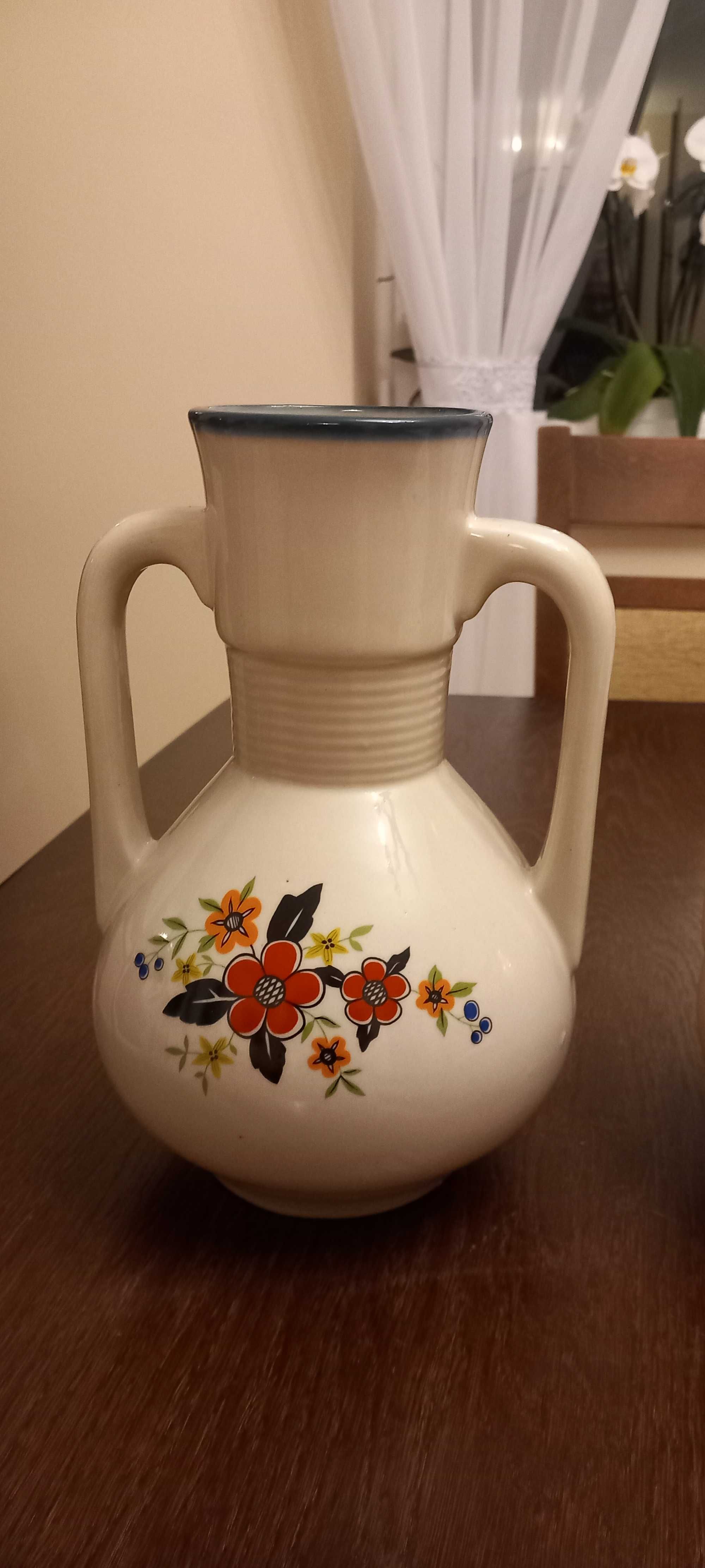 Porcelana Chodzież duży wazon kwiaty duży wazon PRL