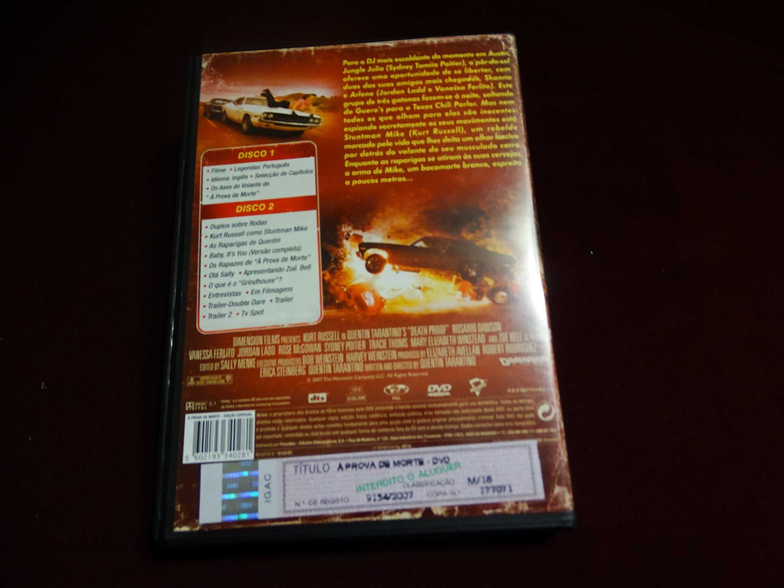 DVD-À prova de morte/Quentin Tarantino-Edição 2 discos