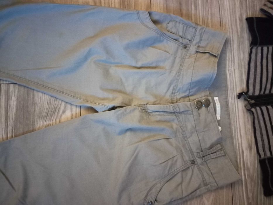 ZESTAW ONLY CHINOSY 38/40 + bawełniana bluza rozpinana na zamek