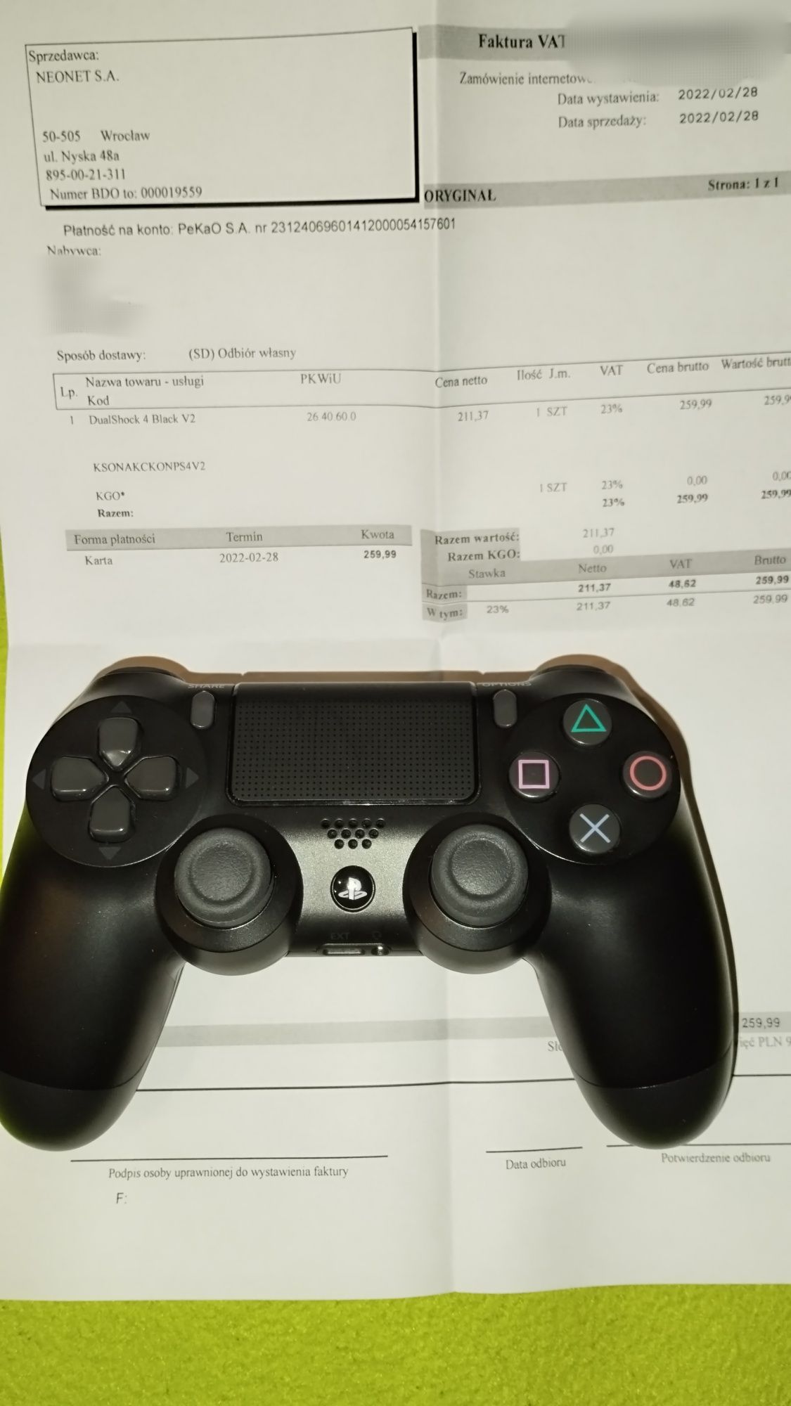Pad kontroler DualShock 4 PS4 PlayStation 4