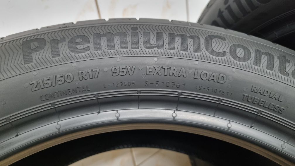 Nowe 4 opony letnie 215/50 R17 95V XL Continental PremiumContact C