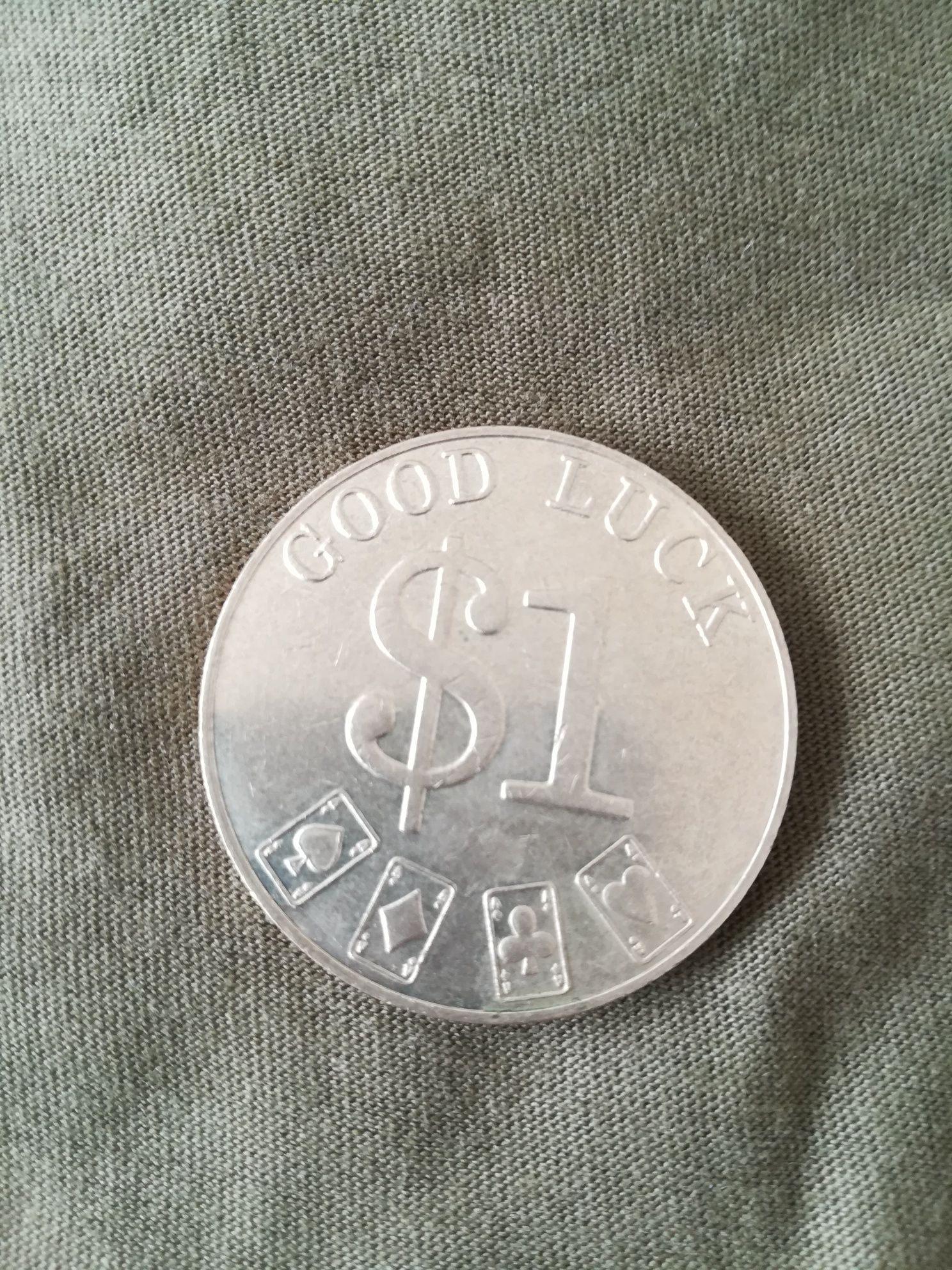 Żeton 1 $ Good Lucky Warszawa