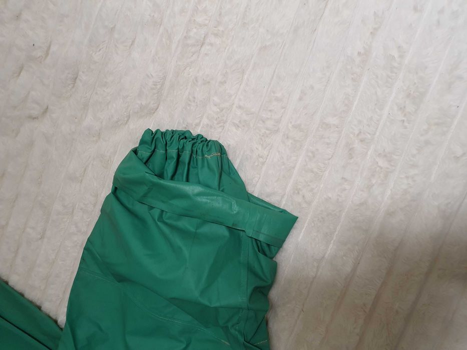Fato de borracha de trabalho para proteccao de quimicos verde XL 58/60