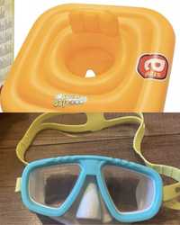 Kolo do plywania Swim safe + okulary