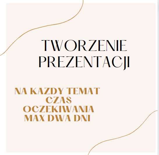 zrobie stworze prezentacje multimedialną