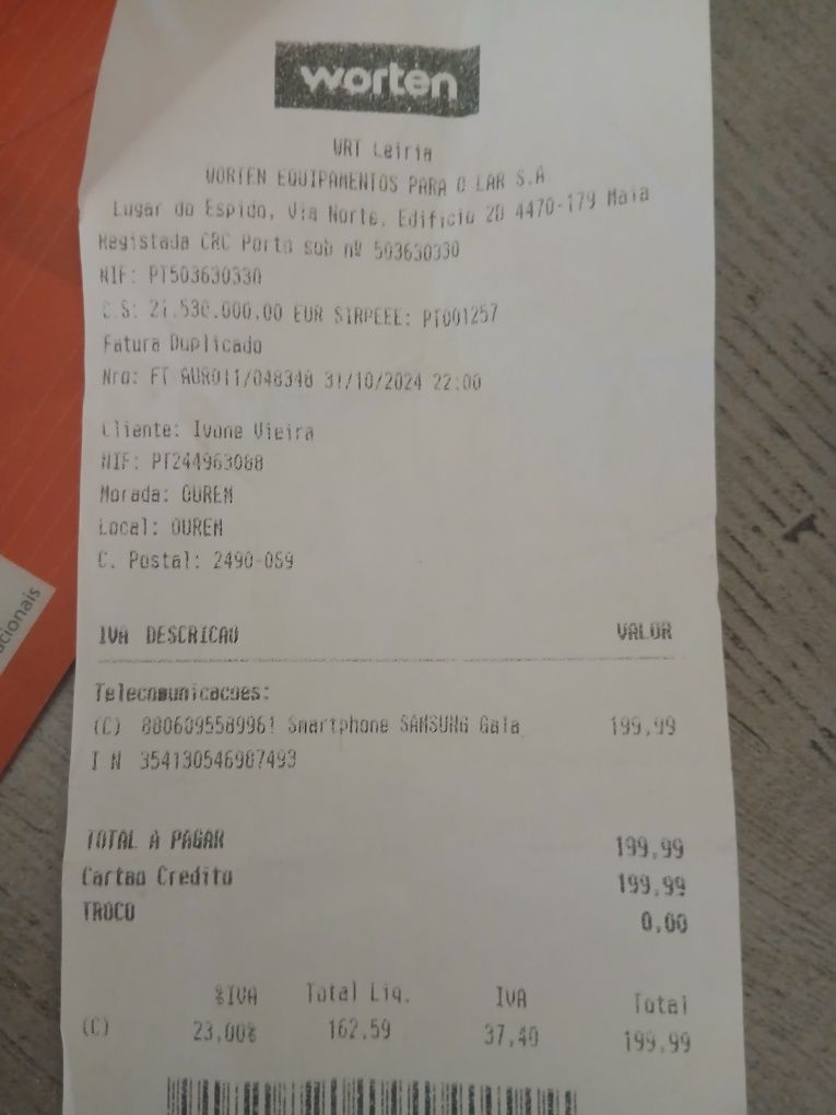 Telemóvel Samsung A15