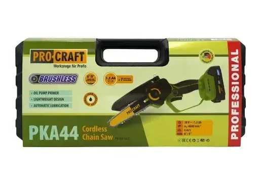 Аккумуляторная пила Procraft PKA44 с 2 акб 2 Ач (Кейс, 2 шины, 2 цепи)