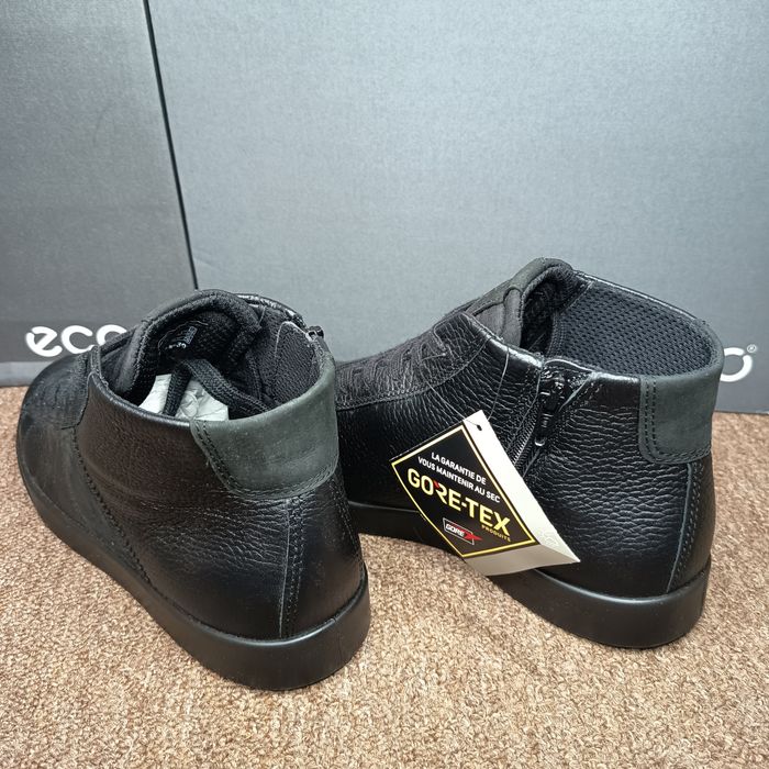 Gore-tex. Шкіряні високі кеди Ecco Street Lite W