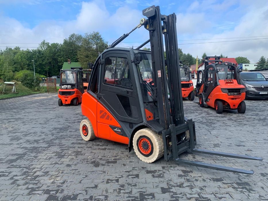 Wózek widłowy Linde H30T, przebieg 6700 h, rok  2013, wys. pod. 4350