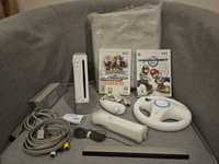 Consola Nintendo Wii + 2 Jogos + Acessórios