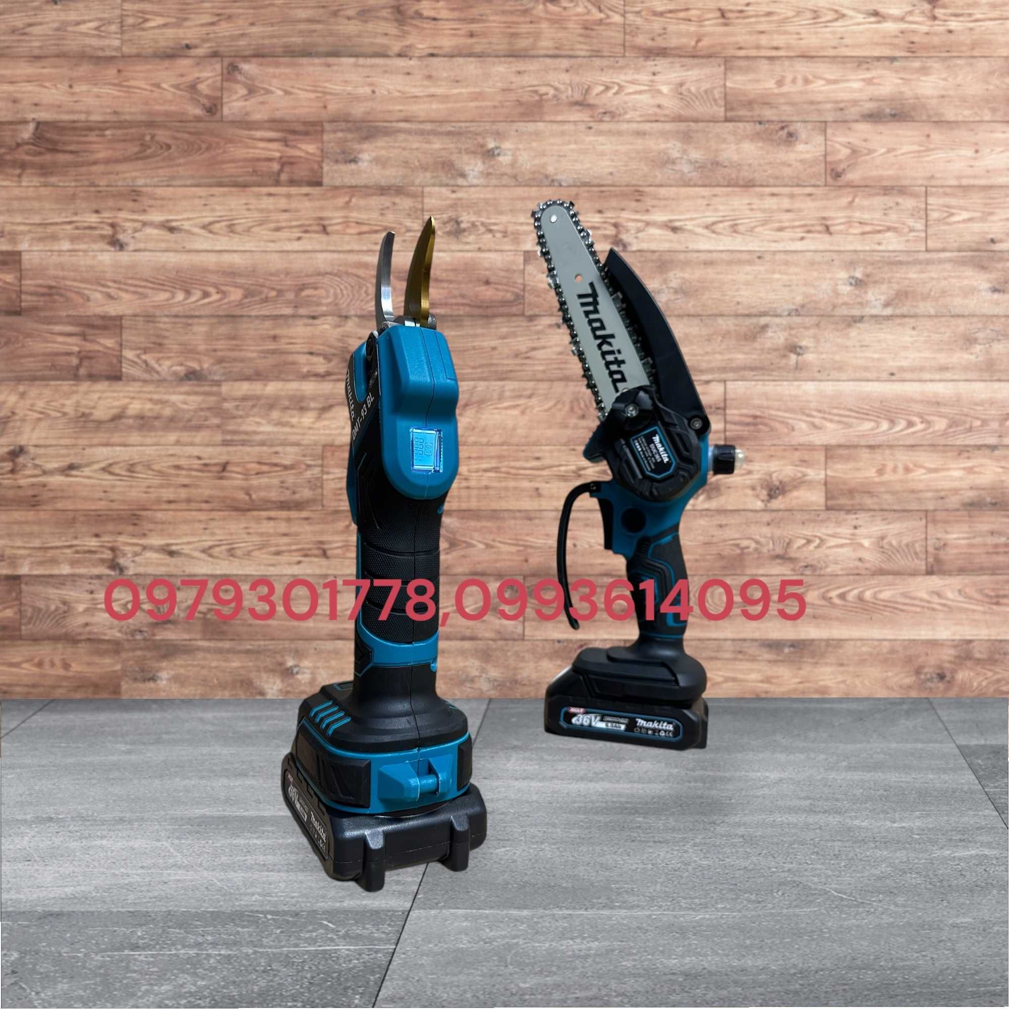 Акумуляторний садовий набір 2/1 Makita Секатор DMT93BL Пилка DUC365BL