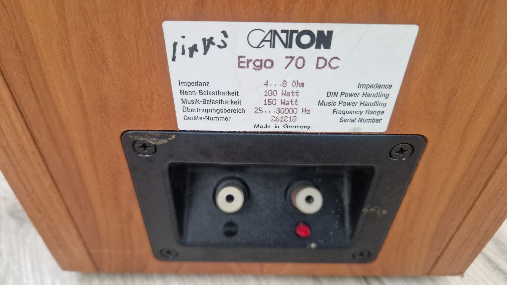 Kolumny Canton Ergo 70DC w bdb stanie