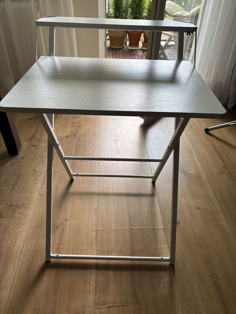 Biurko skladane białe 60 cm szerokosc