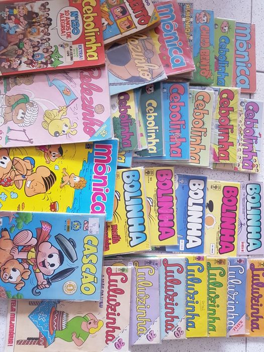 Banda desenhada luluzinha e Mônica