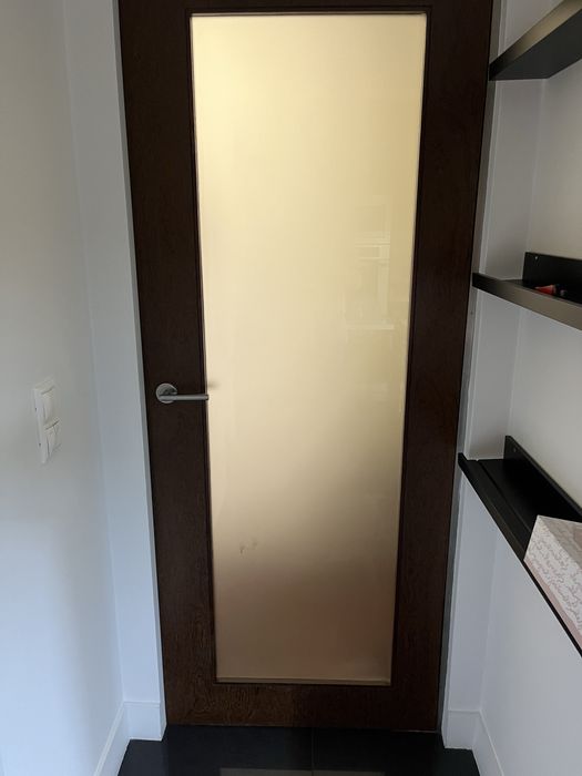 Porta pivotante madeira