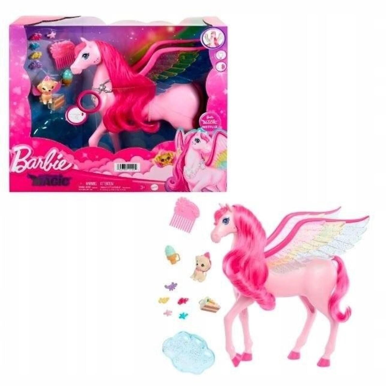 Barbie. Magic Pegaz światła i dźwięki HLC40 pudełko,385x330 mm