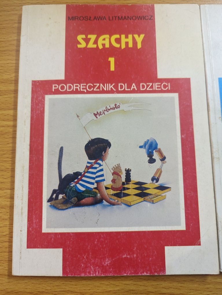 Szachy podręcznik dla dzieci zestaw książek 3 części 1995