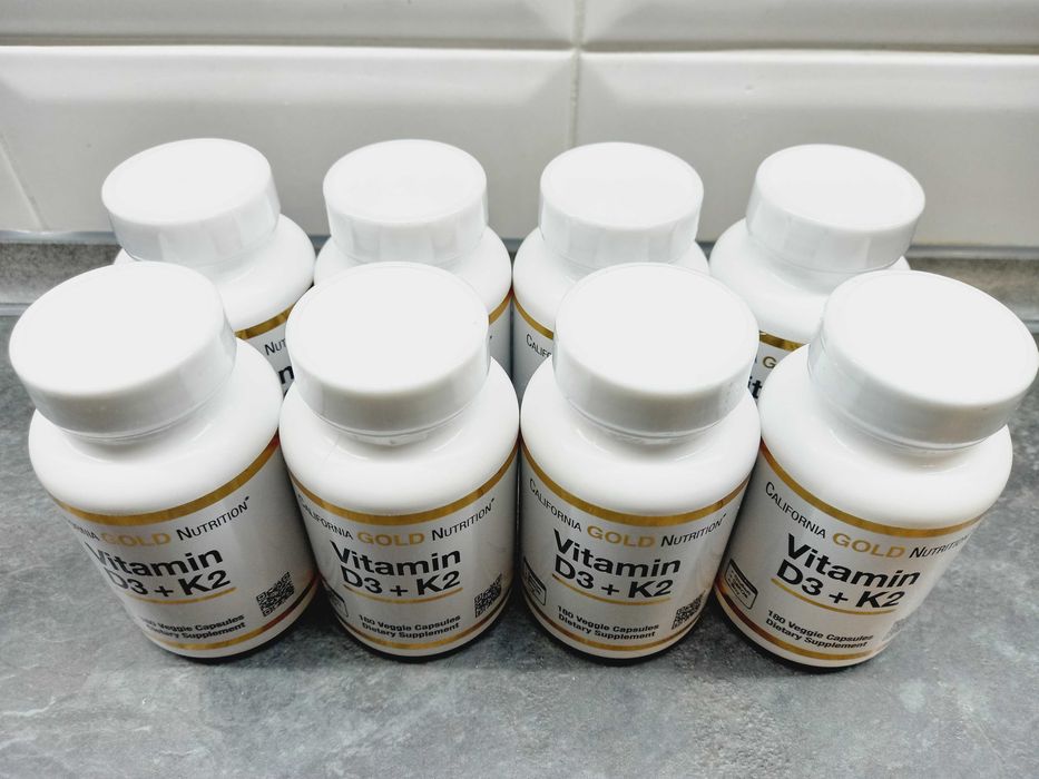 CGN, Vitamin D3+K2 (180 капс.), витамины D3+K2, вітаміни D3+K2