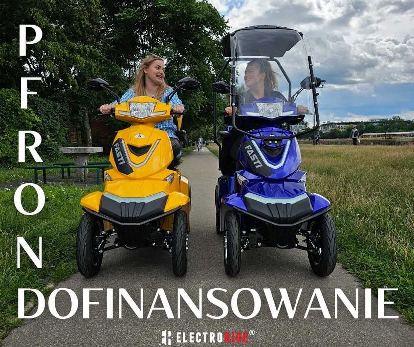 Nowy FASTI MED 4-kołowy pojazd elektryczny ułatwiający poruszanie