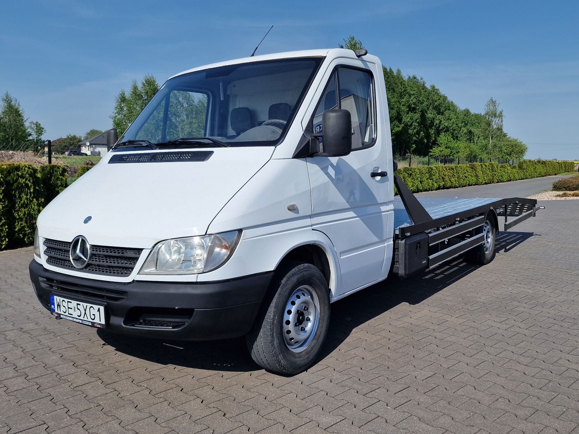 Mercedes Sprinter 2.2 cdi 5m Najazd Laweta Nowa Zabudowa jak Lt Ducato