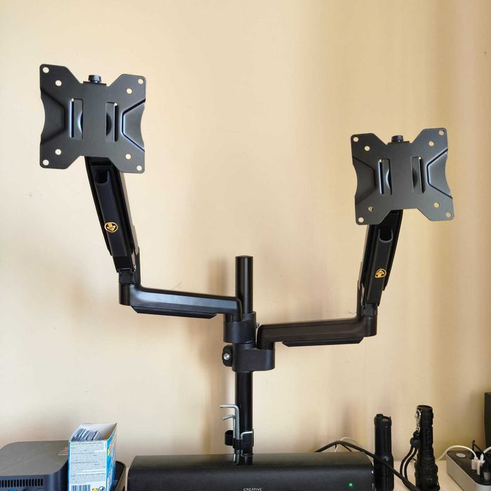 Suporte Duplo Monitor 13-32 Preto