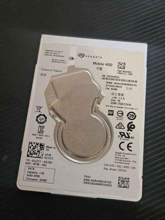 Жорсткий диск Seagate 1Tb