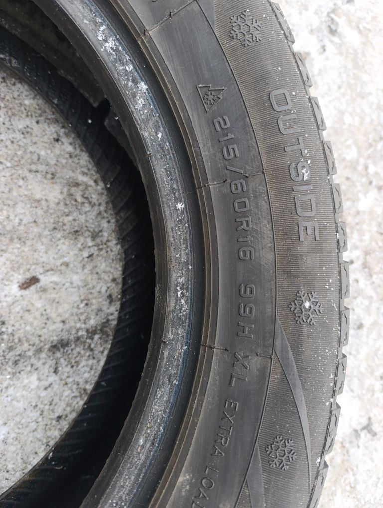 Opony całoroczne 215/60/16 2019rok