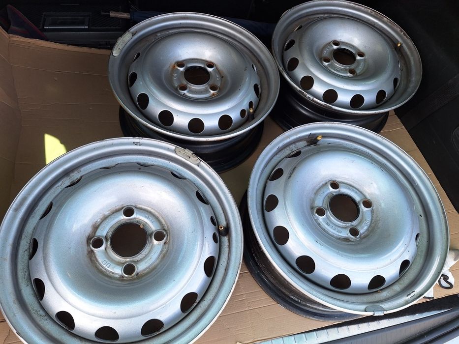 Felgi Opel Meriva 14 cali stalowe 4 szt ET 49 -  4x100 ładne kpl