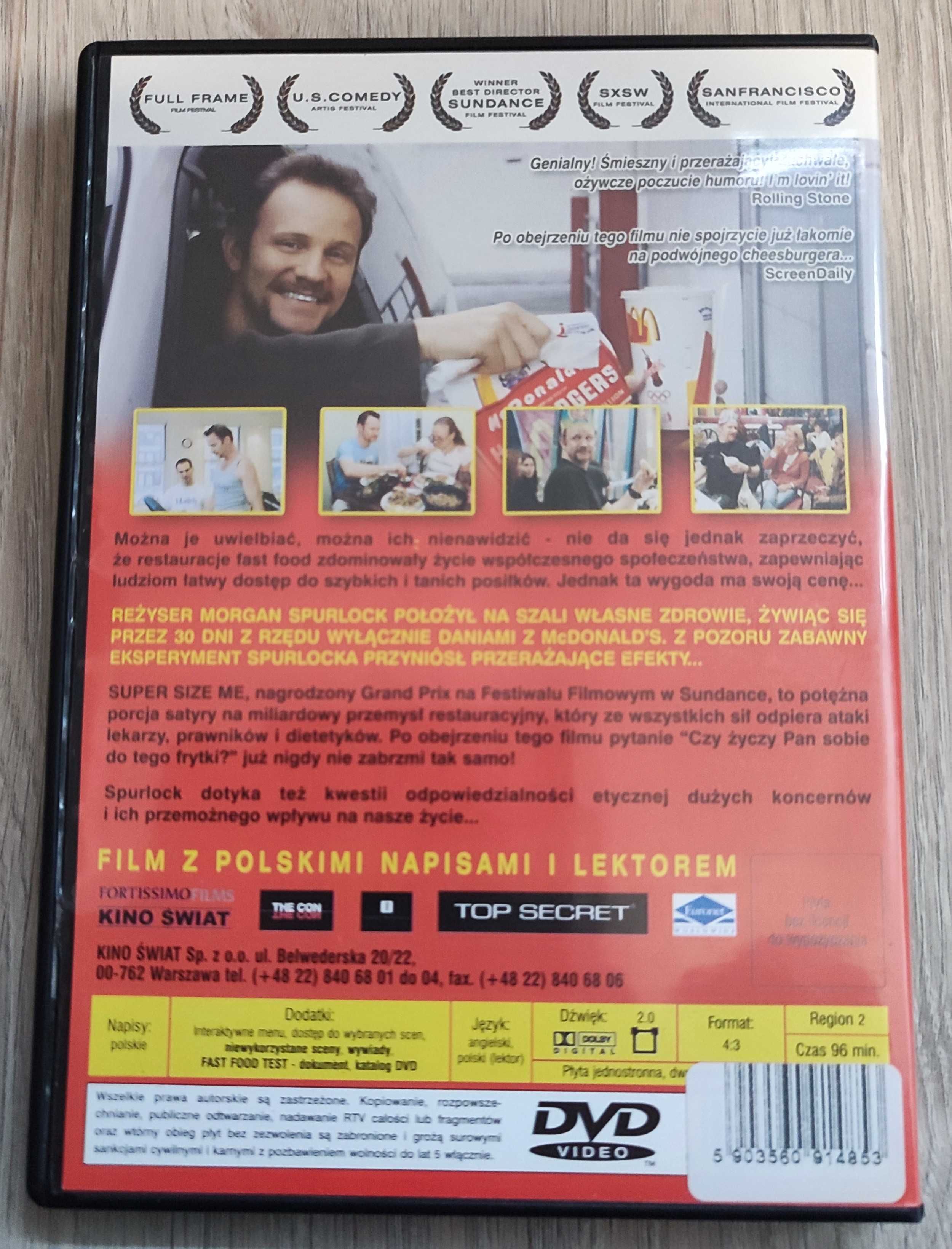 Super Size Me (DVD, uszkodzony)