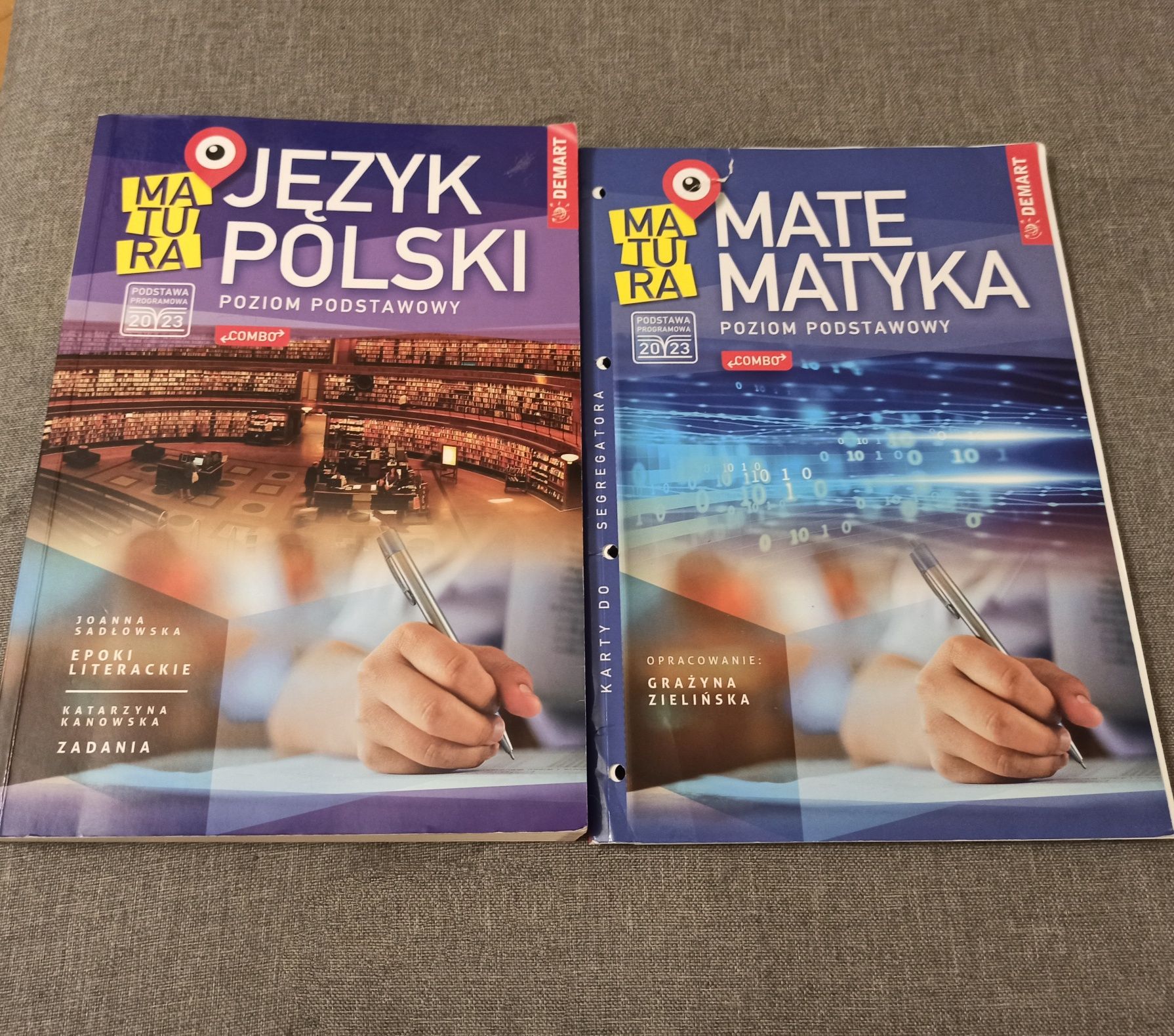 Książki do matury Matematyka i Język polski