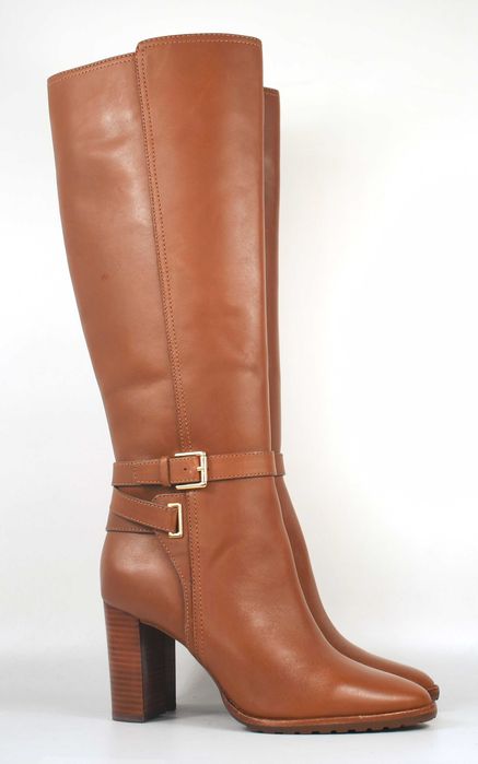 Lauren Ralph Lauren Manchester Burnished Leather Tall Boot roz. 39