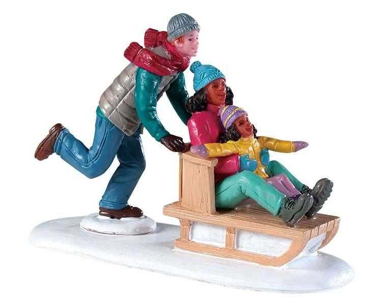 Wioska Świąteczna-Rodzinny dzień śniegu-FAMILY SNOW DAY-LEMAX 92755