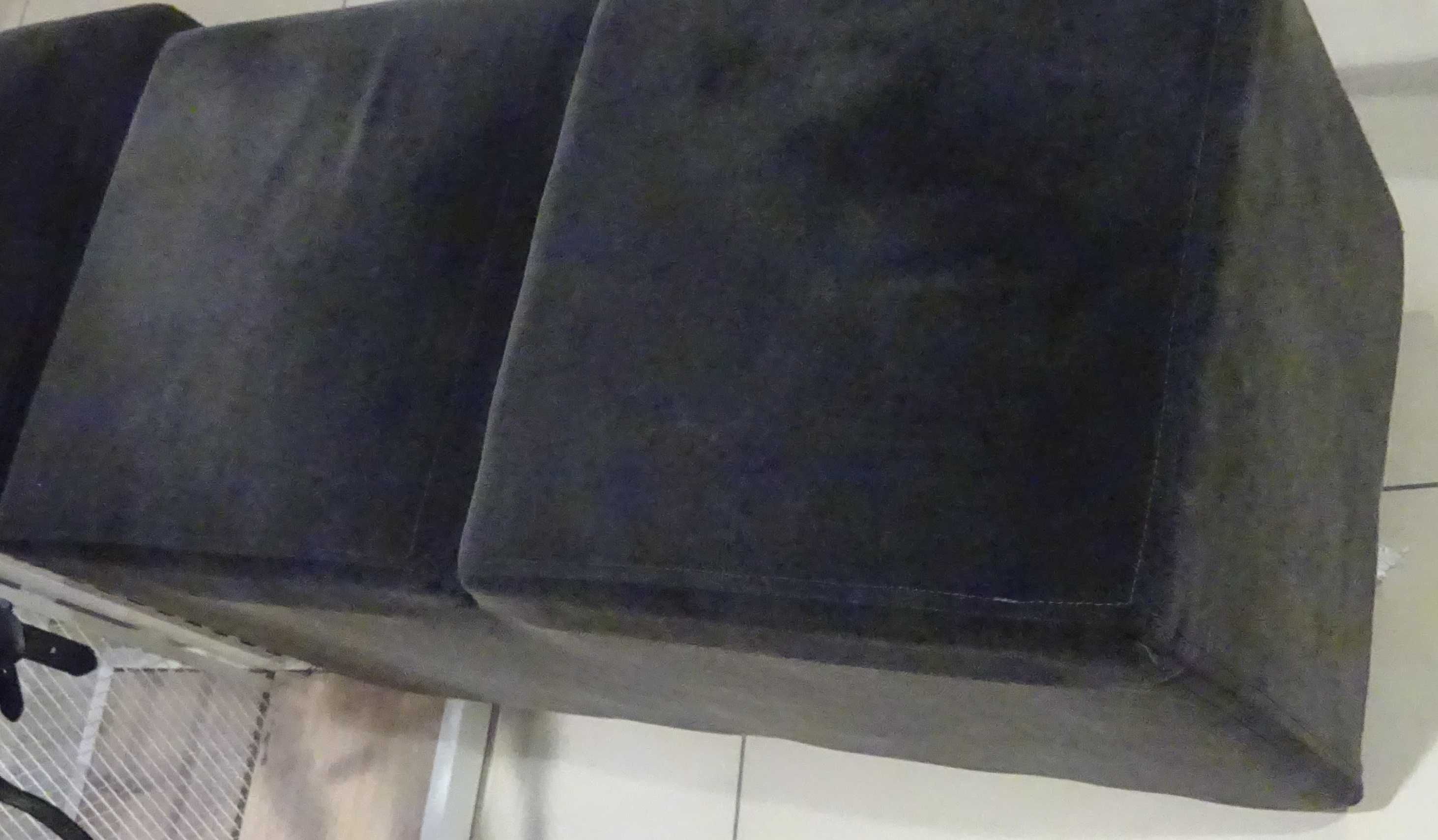 czarna duża pufka pufa pufki siedzisko do domu salonu sklepu 41 x 81