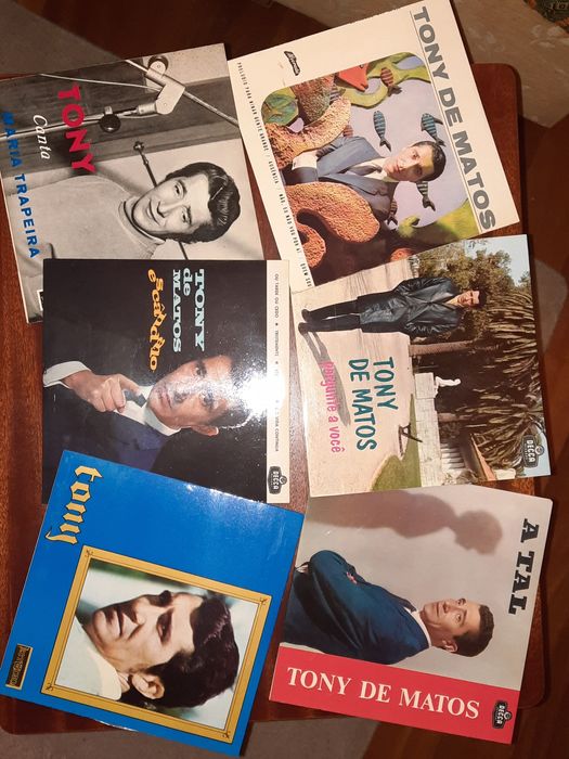 15 Vinis 45rpm Tony de Matos anos 60/70